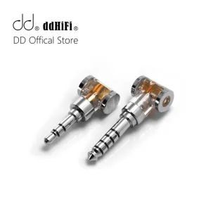 DD ddHiFi DJ35AR 2.5mm Balanced Female to 3.5mm Male Adapter  Rhodium Plated