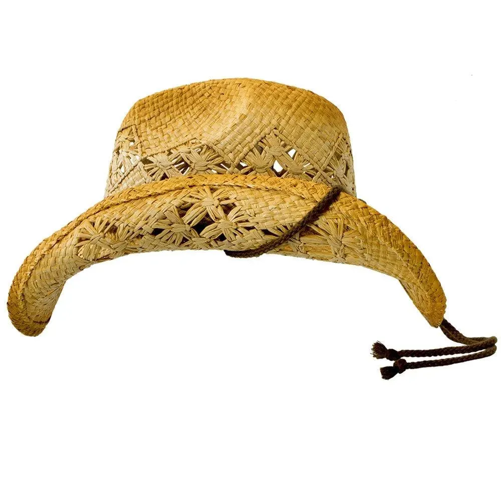 Deadwood Trading Hat Company Sonoma - Raffia Straw Cowboy Hat