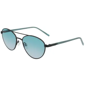 Dkny Women's Sunglasses - Teal Metal Pilot Frame Blue Grad Lens | DKNY DK302S 319
