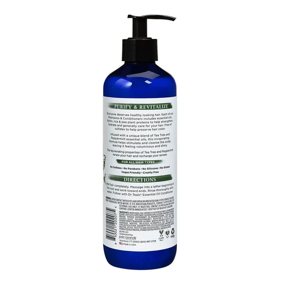 Dr Teals Tea Tree & Peppermint Purify & Revitalize Shampoo 473ml