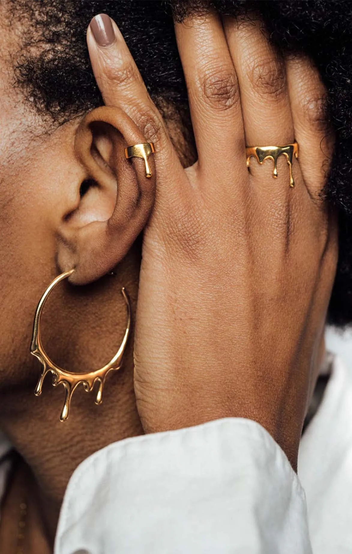 Dripping Ear Cuff