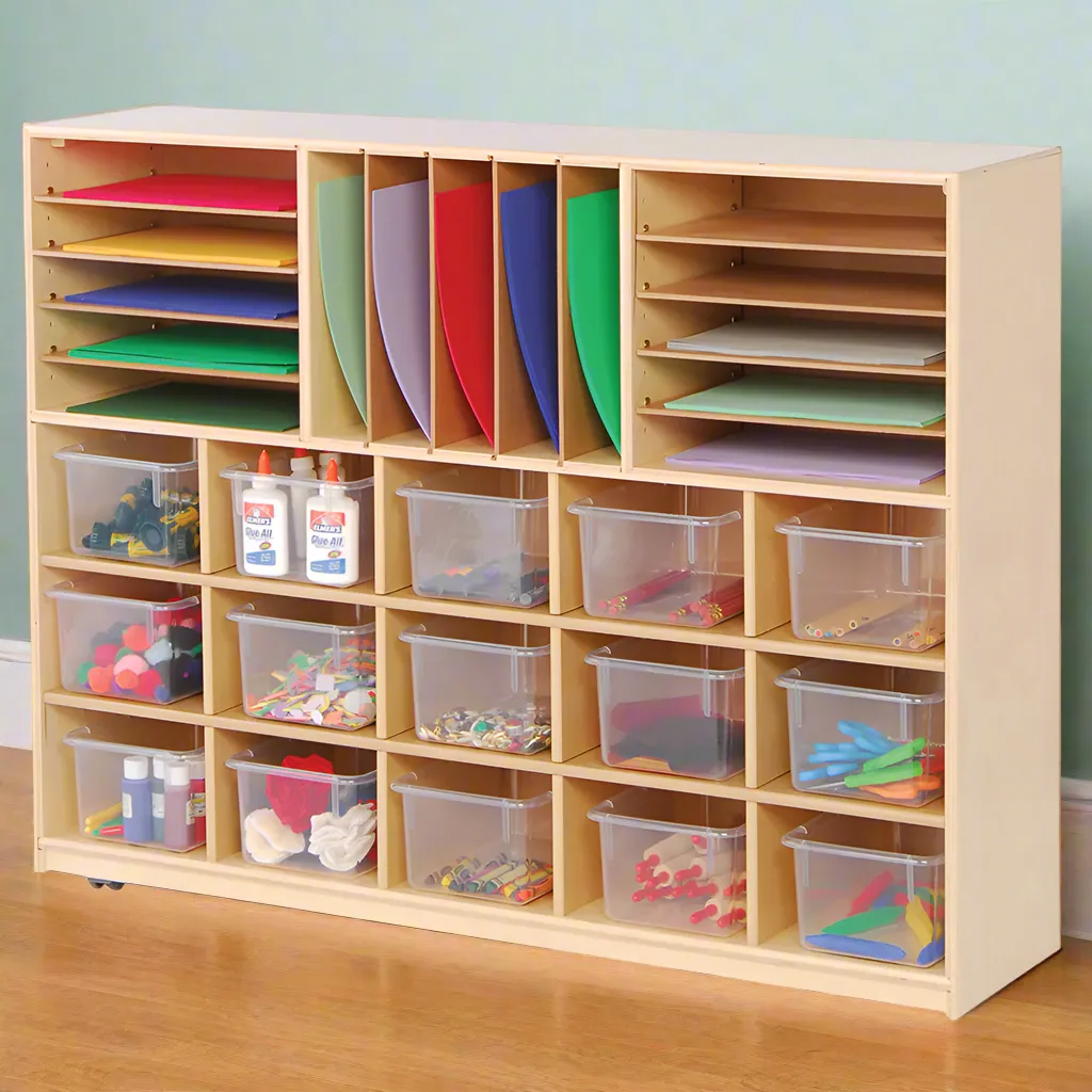Eco-Friendly Deep Multi-Function Tall Storage Unit