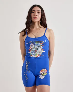 Ed Hardy Tiger Lotus Bodysuit