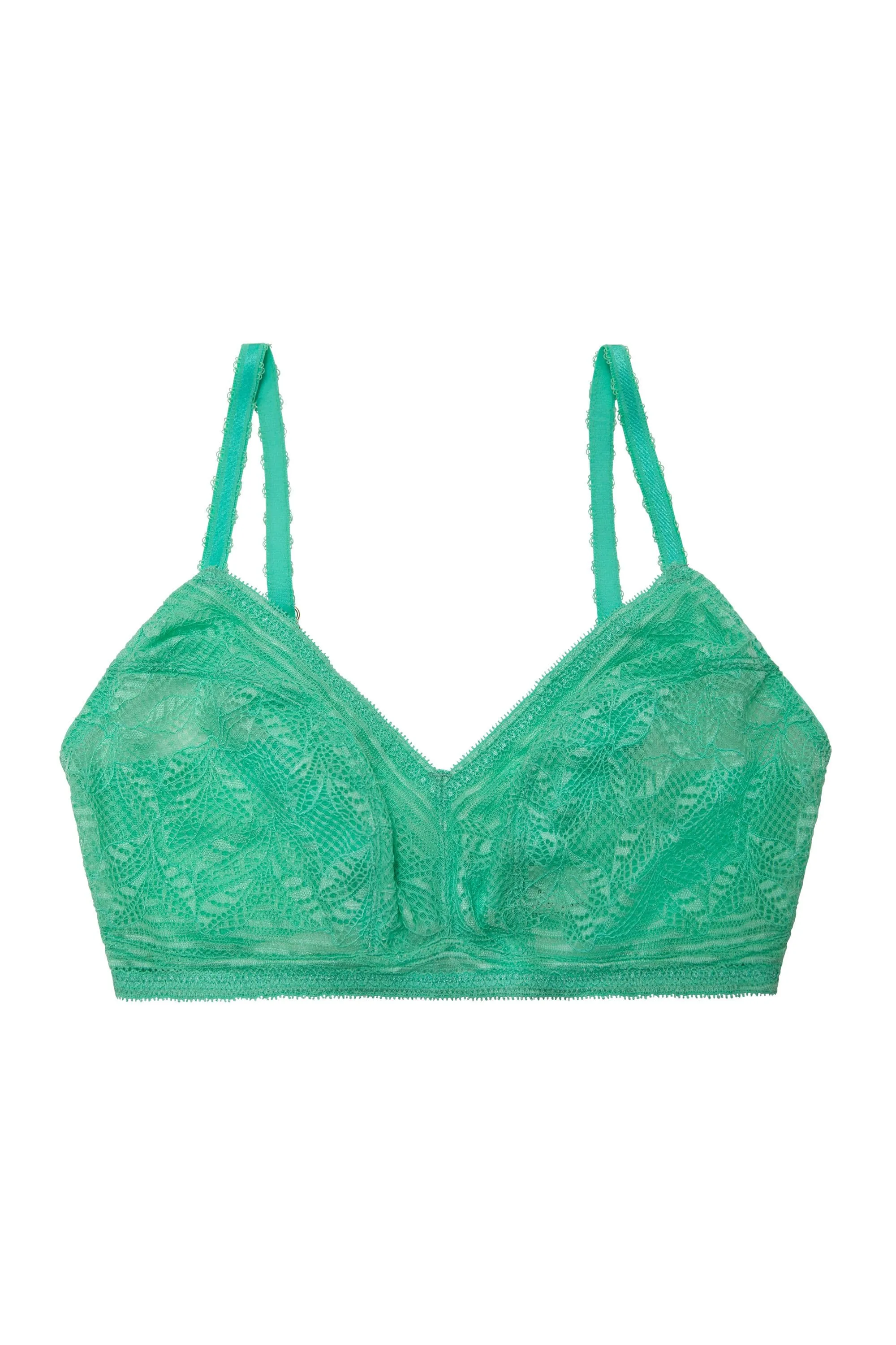 Emma Mint Green Lace Wireless Bra