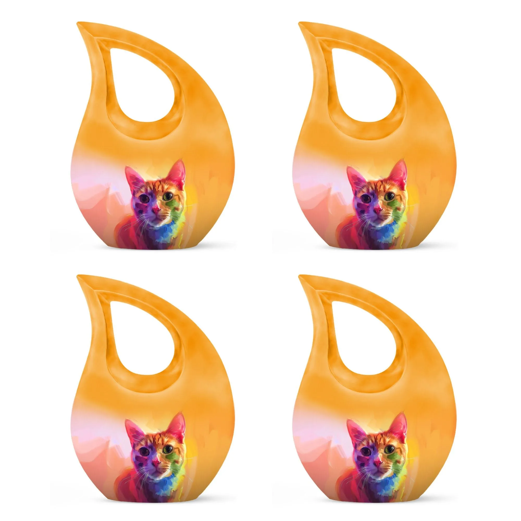 Feline Aura Urn -Containers For Ashes After Cremation