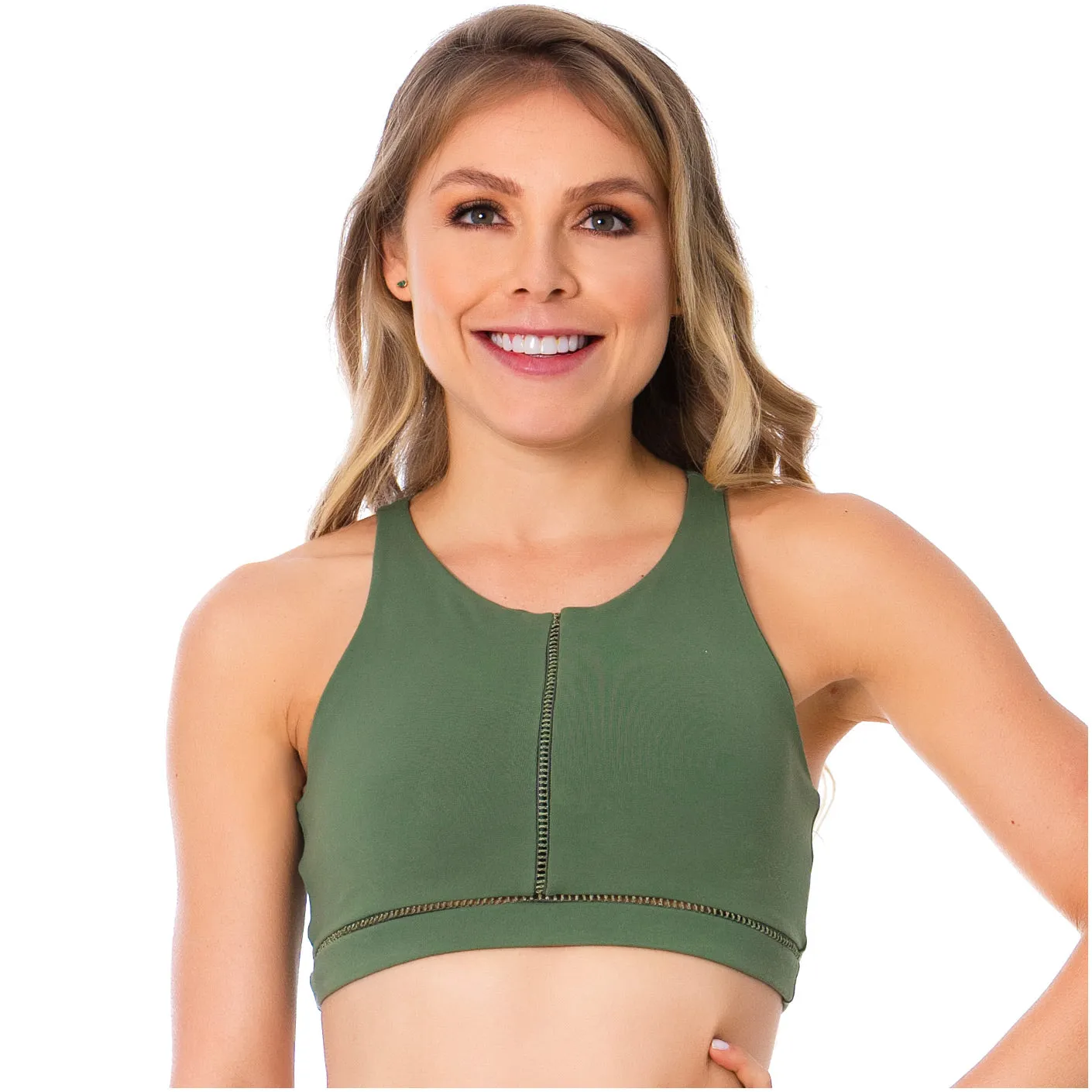 FLEXMEE Sportwear-Sport Bra 902035 2020-1 Spring Summer Collection Color Moss