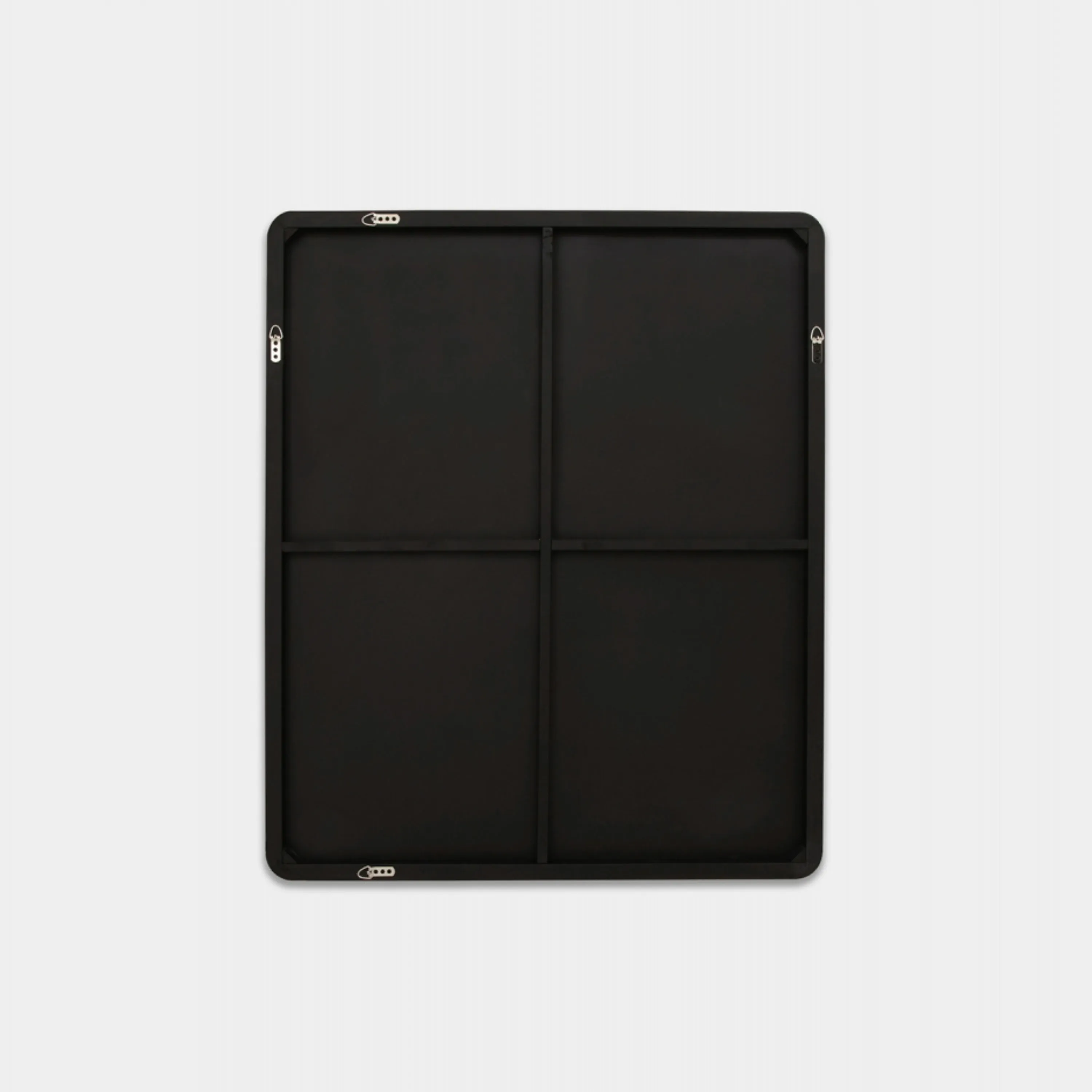 Flynn Curve Rectangle Mirror - Black Small 60cm x 80cm