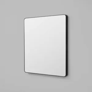 Flynn Curve Rectangle Mirror - Black Small 60cm x 80cm