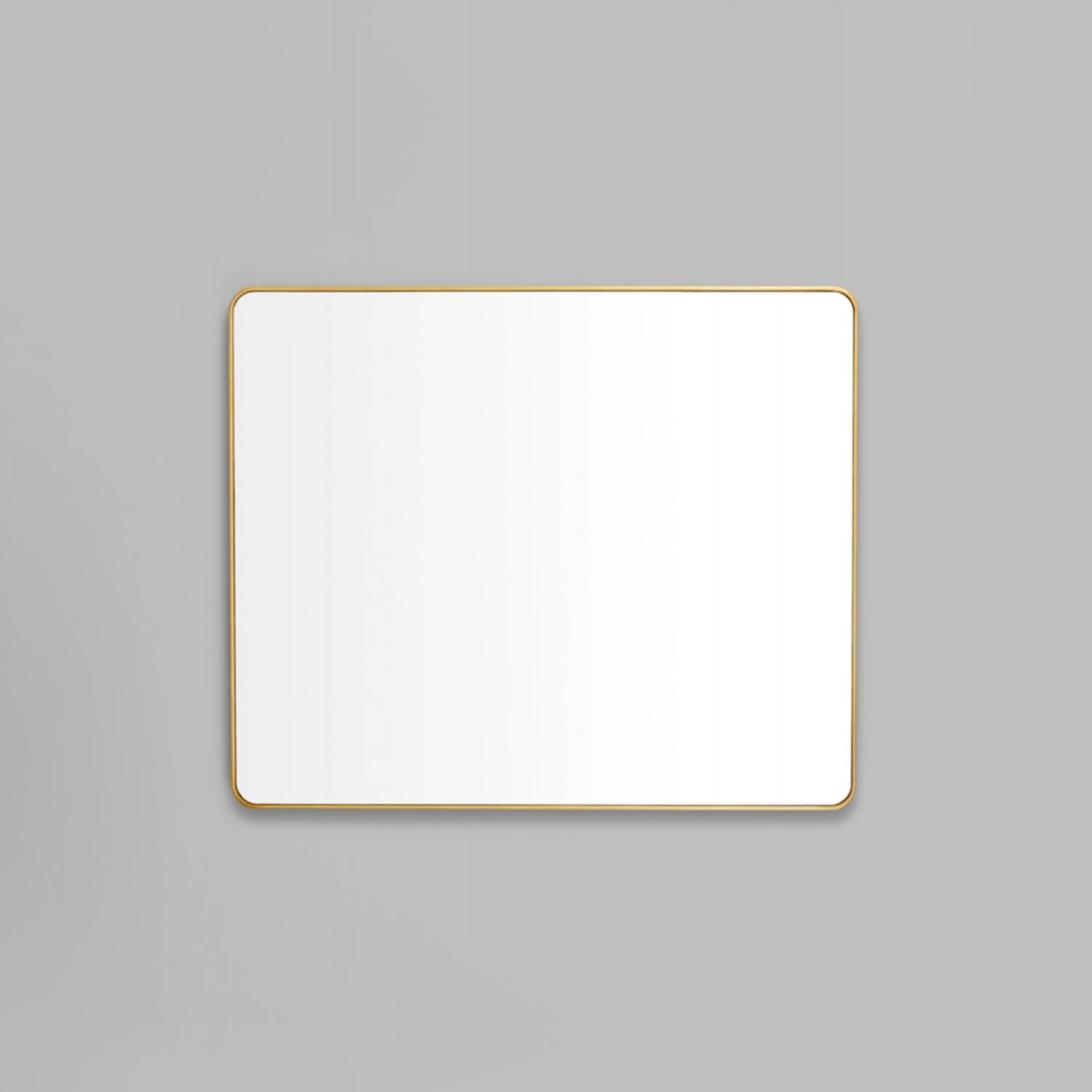 Flynn Curve Rectangle Mirror - Brass Small 60cm x 80cm