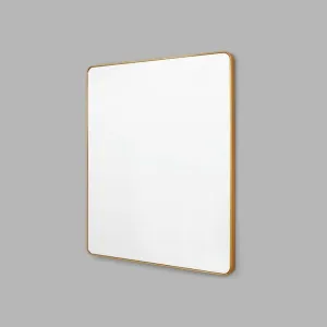 Flynn Curve Rectangle Mirror - Brass Small 60cm x 80cm