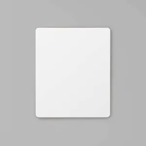 Flynn Curve Rectangle Mirror - Mid Grey Small 60cm x 80cm