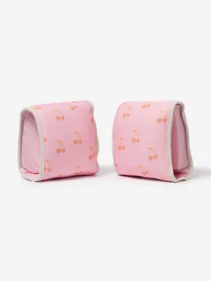 Girls Neoprene Arm Bands Cotton Candy Cherry in Pink (30cm)