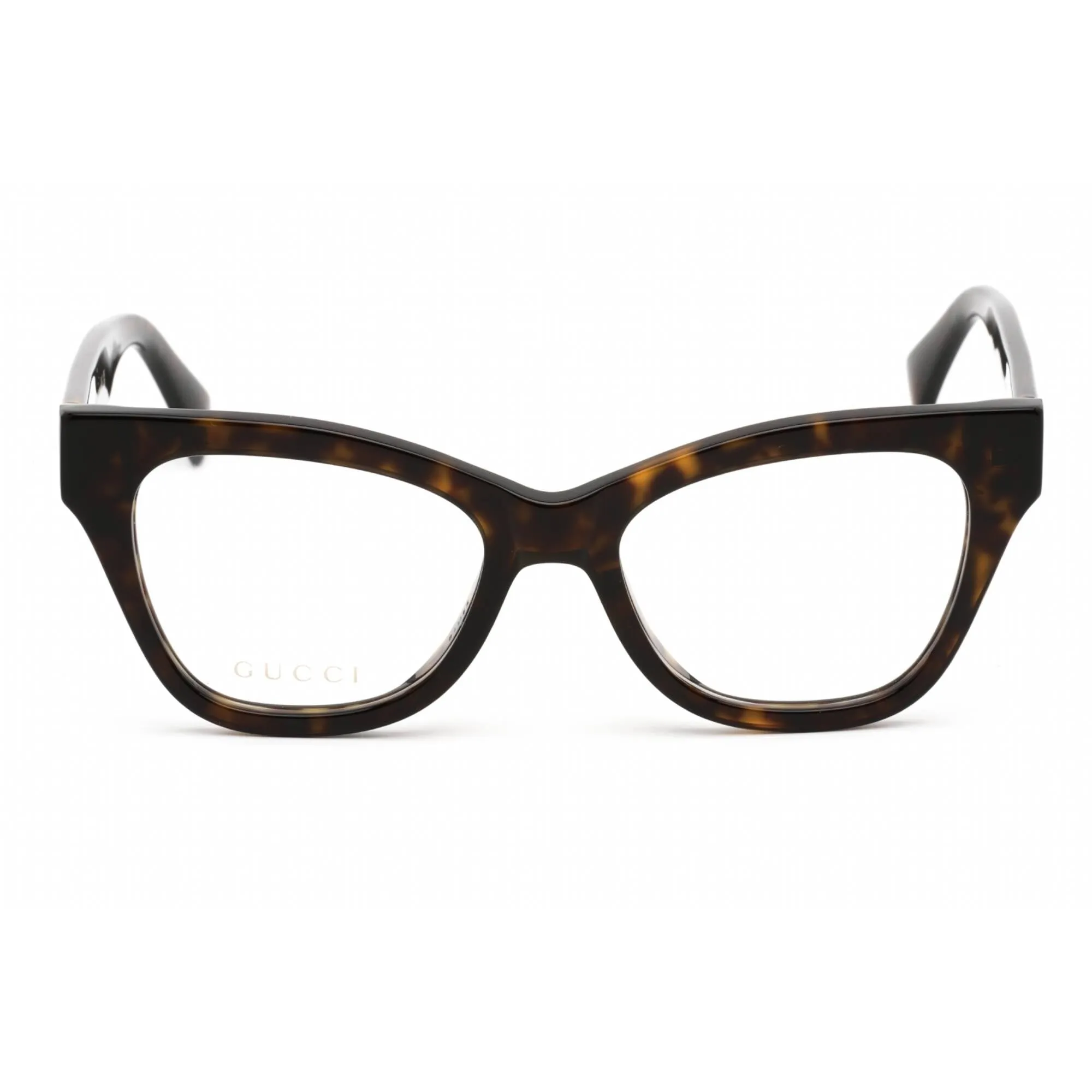 Gucci Women's Eyeglasses - Havana Plastic Cat Eye Shape Full Rim Frame | GG1133O 004