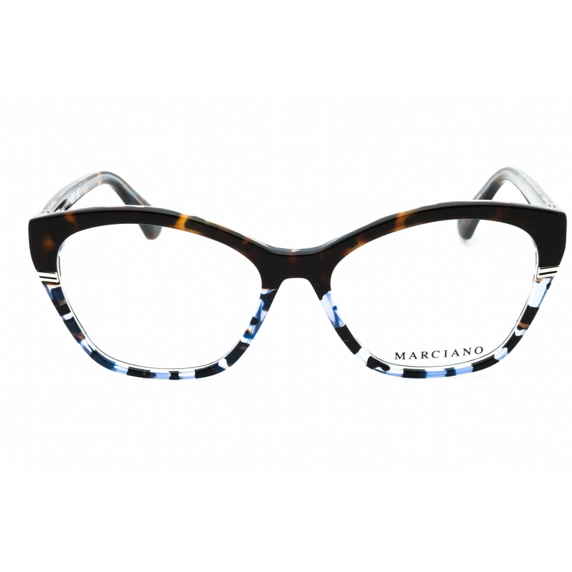 Guess By Marciano Women's Eyeglasses - Havana/Other Acetate Cat Eye Frame | GM0376 056