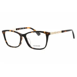 Guess Women's Eyeglasses - Clear Demo Lens Dark Havana Cat Eye Frame | GU2773-D 052