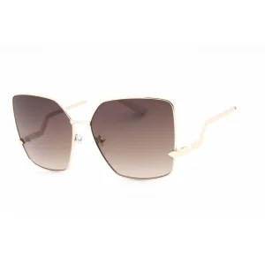Guess Women's Sunglasses - Gold Metal Mirrored Full Rim Rectangular Frame | GU7814 32G