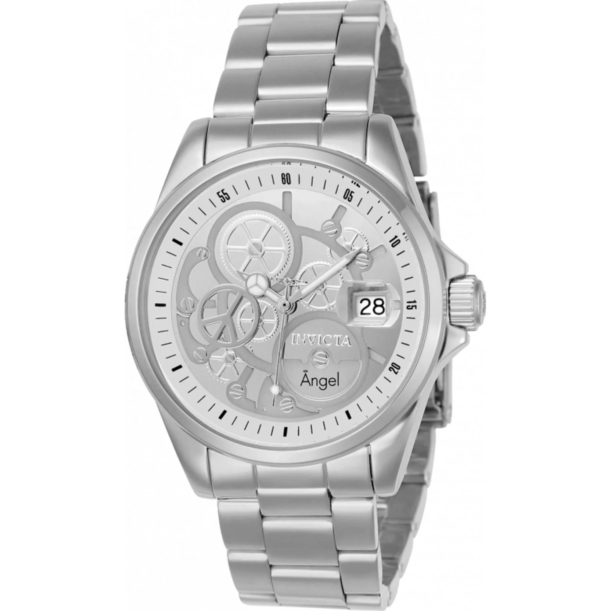 Invicta Women's Watch - Angel Quartz Silver Dial Stainless Steel Bracelet | 23567