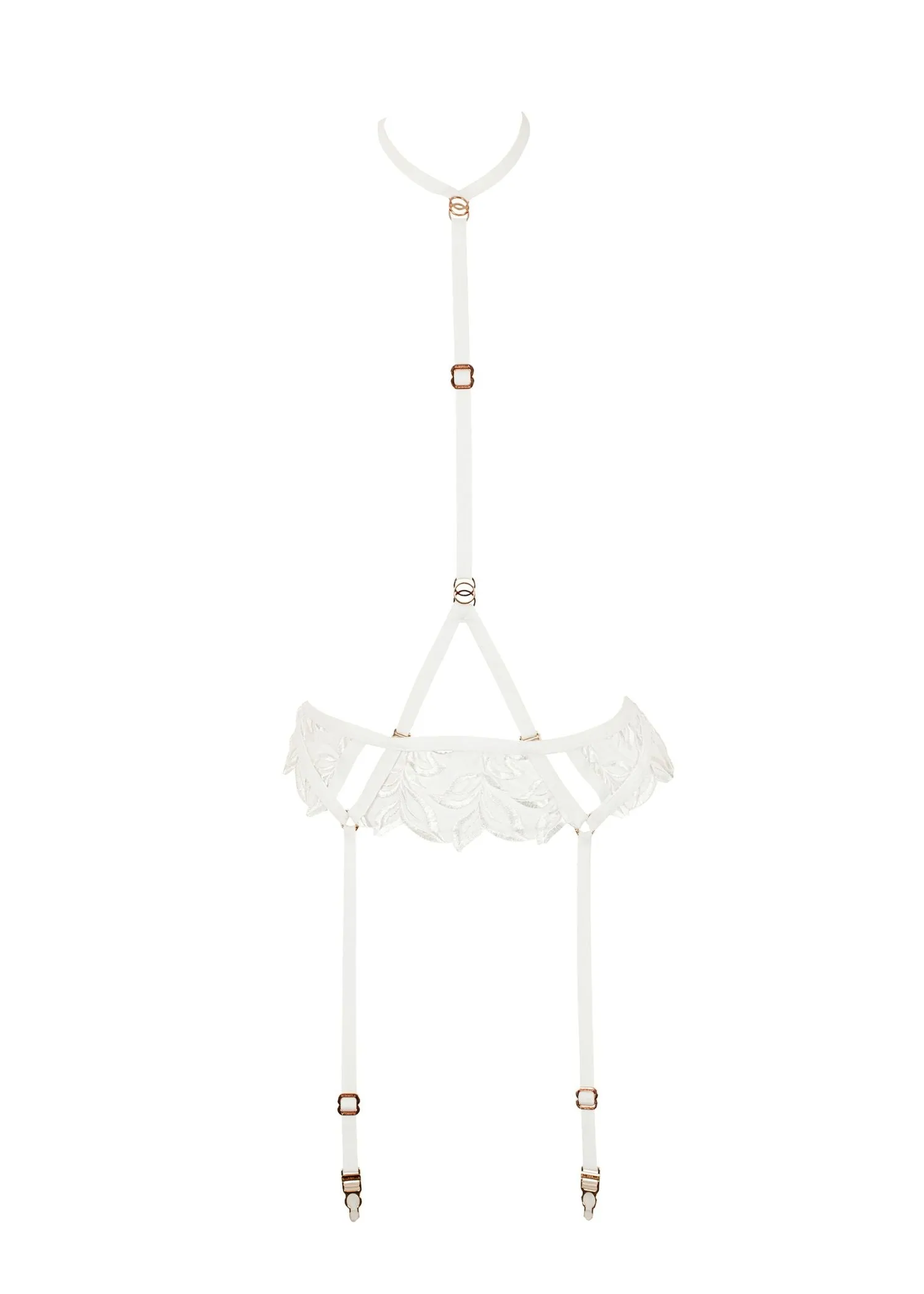 Isadora Suspender Harness (White)