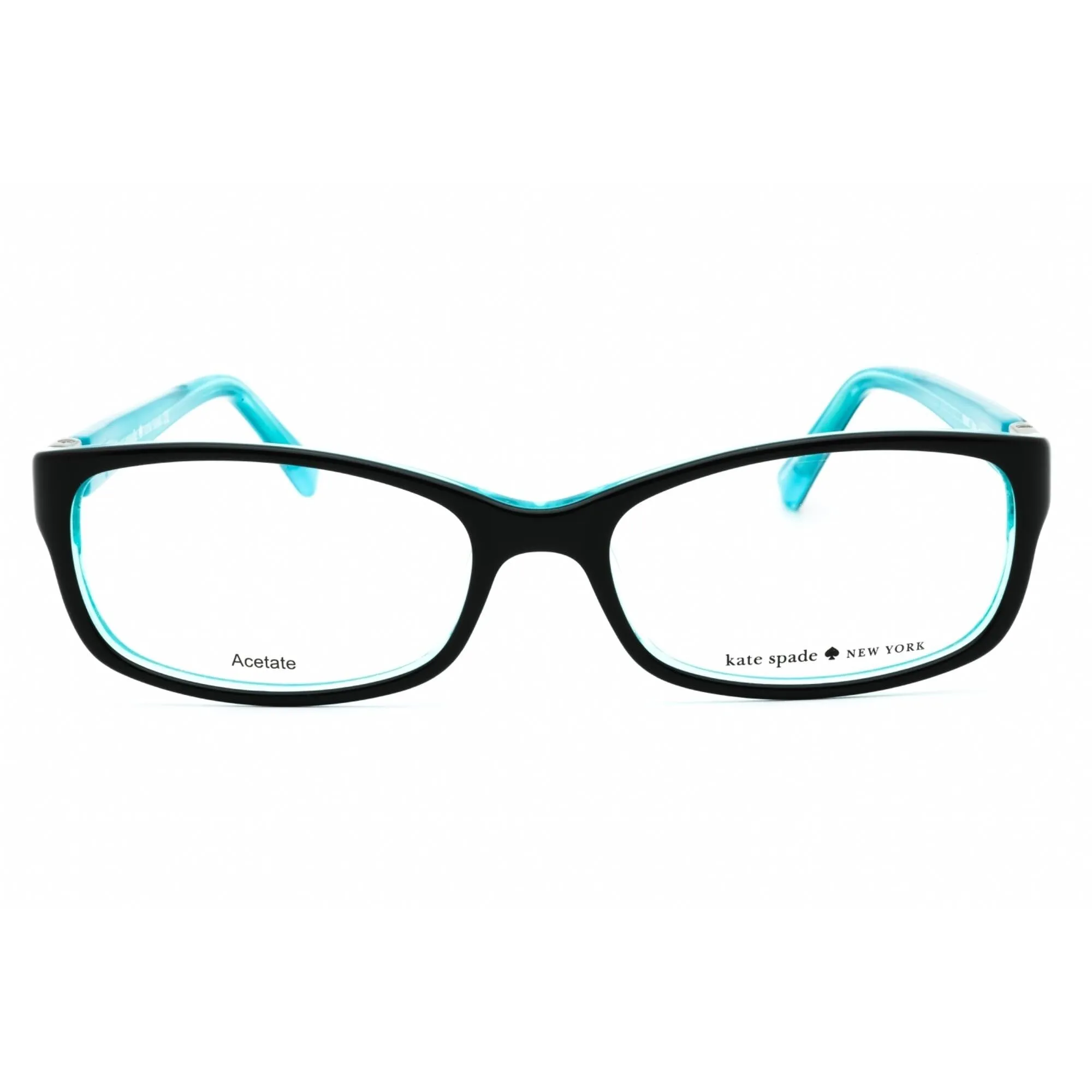 Kate Spade Women's Eyeglasses - Black Aqua Plastic Rectangular | Regine Us 0DH4 00