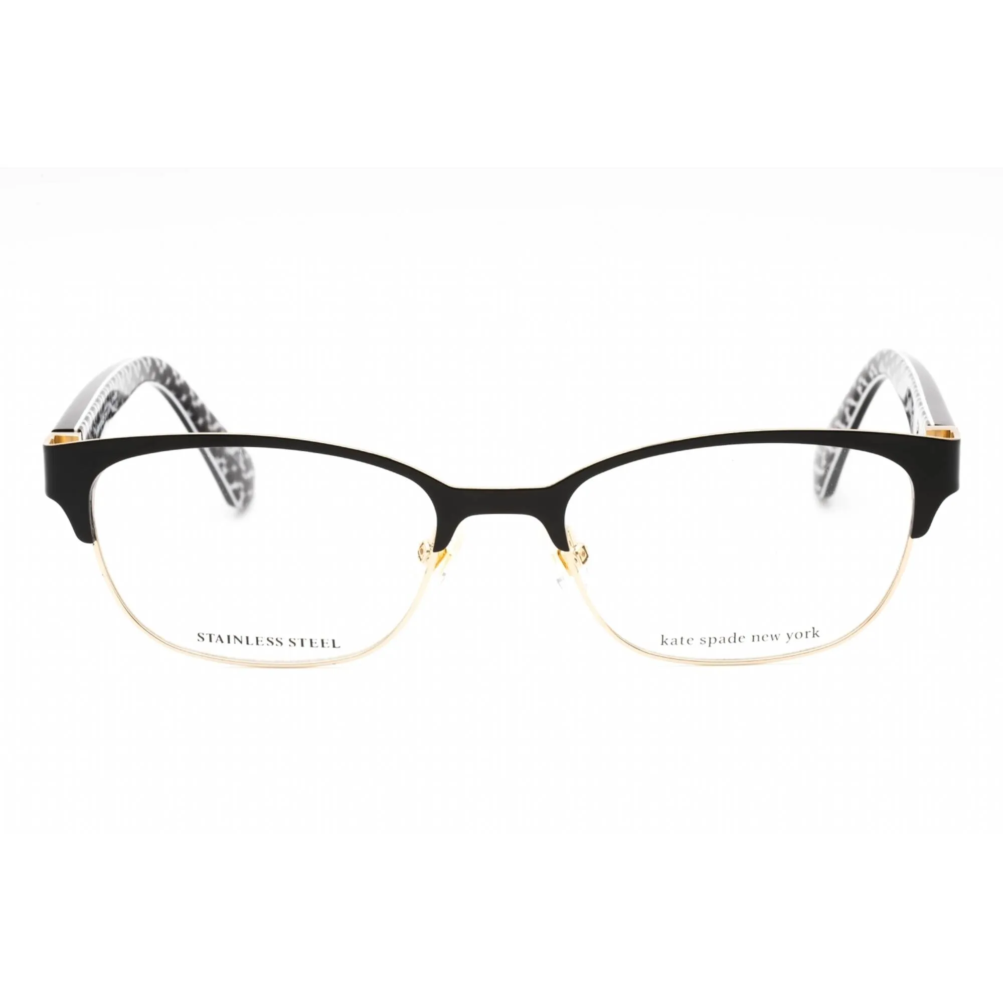 Kate Spade Women's Eyeglasses - Pattern Black Metal Oval Frame | Diandra 07RM 00
