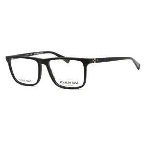 Kenneth Cole New York Women's Eyeglasses - Rectangular Matte Black Frame | KC0337 002