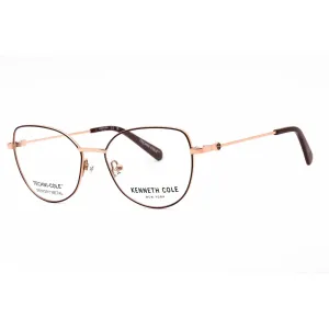Kenneth Cole New York Women's Eyeglasses - Shiny Bordeaux Cat Eye Frame | KC0347 069
