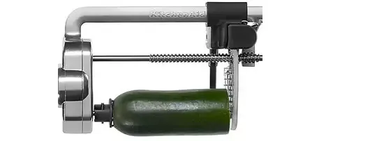KitchenAid 7 Blade Spiralizer Plus with Peel, Core and Slice KSM2APC