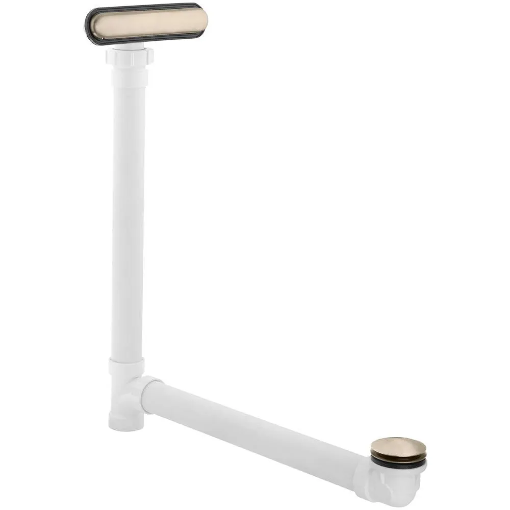 KOHLER K-7272-BV Clearflo Slotted Overflow Bath Drain, Vibrant Brushed Bronze