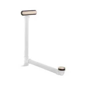 KOHLER K-7272-BV Clearflo Slotted Overflow Bath Drain, Vibrant Brushed Bronze