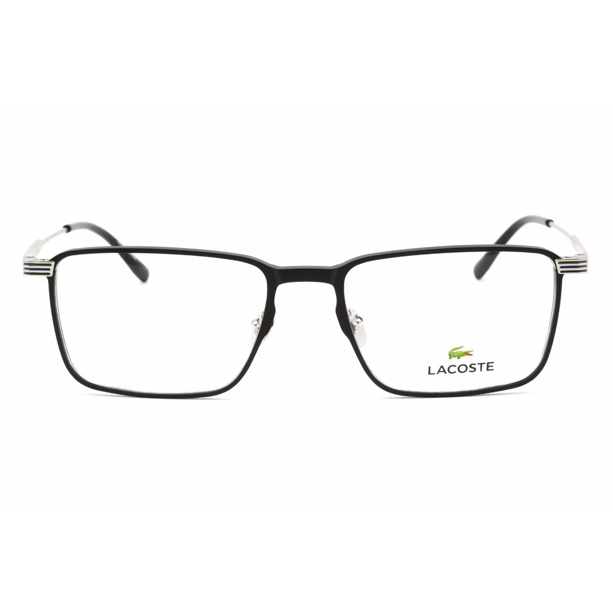 Lacoste Women's Eyeglasses - Matte Black Rectangular Shape Metal Frame | L2285E 002