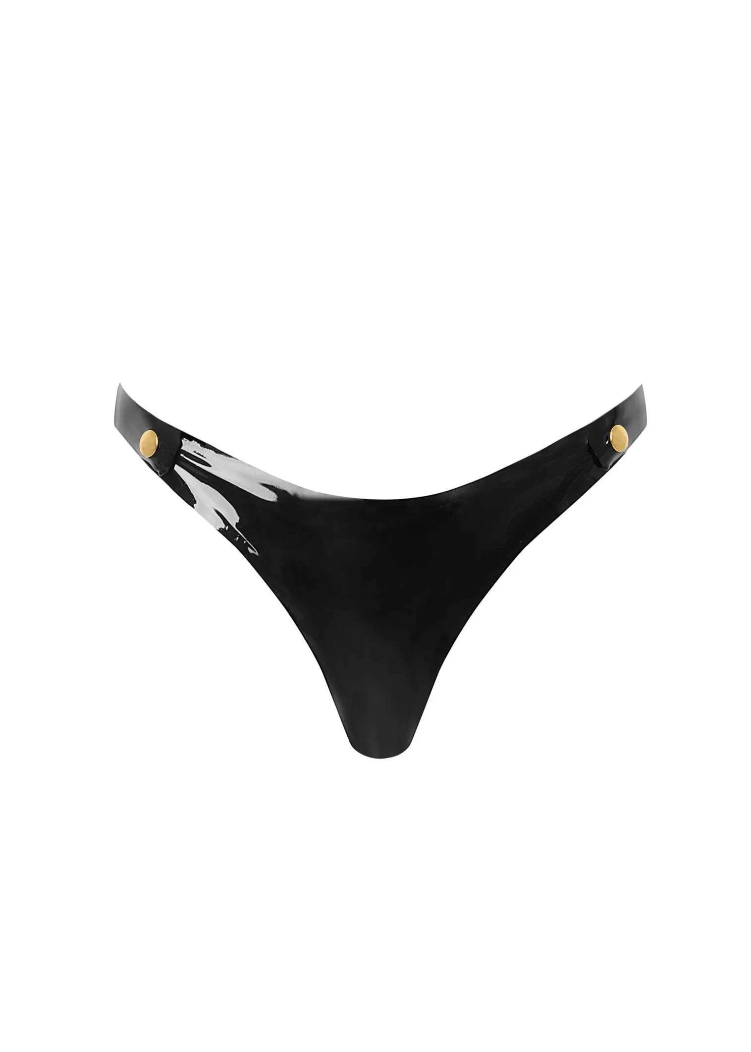 Latex Thong (Black)