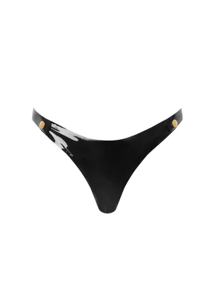 Latex Thong (Black)