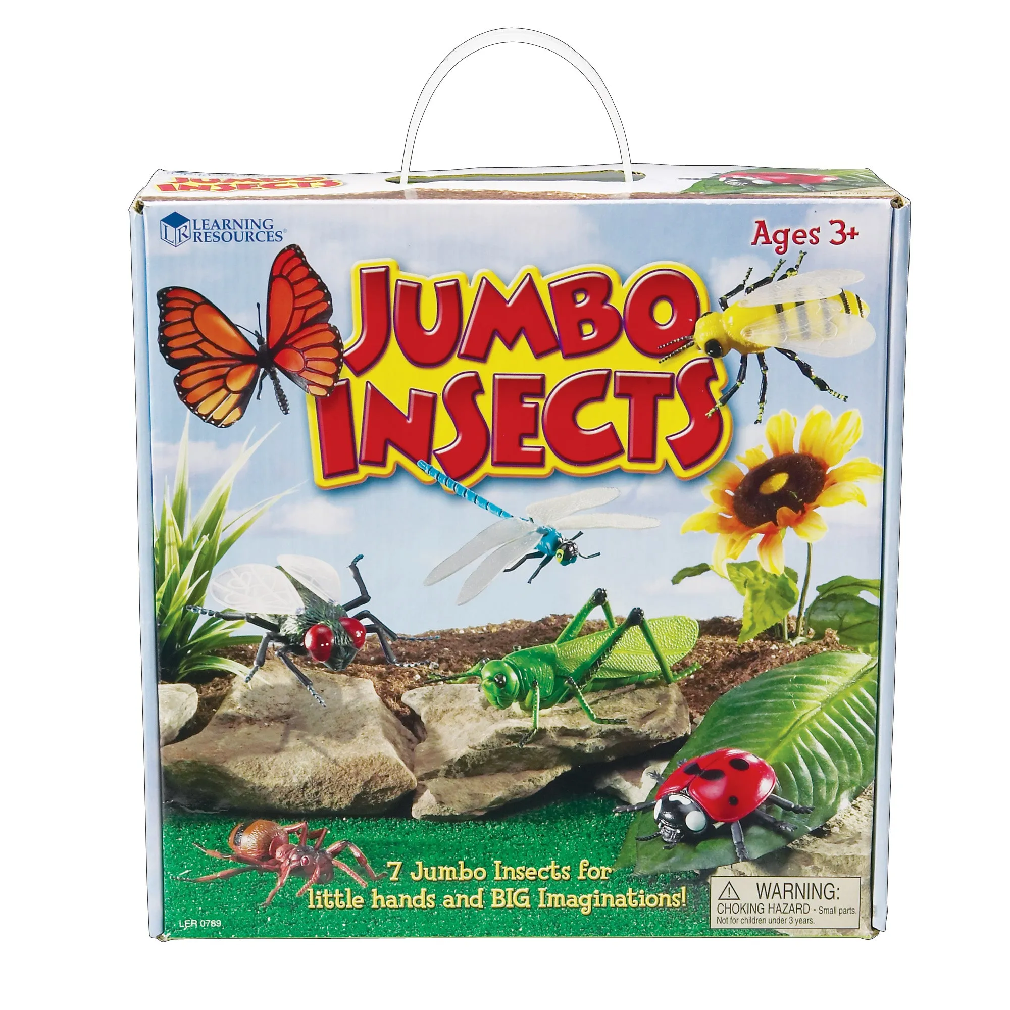Learning Resources Jumbo Insects Playset - Vibrant 7-Piece Collection