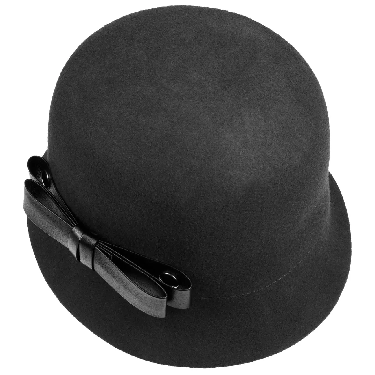 Lianda Cloche Wool Felt Hat by Lierys