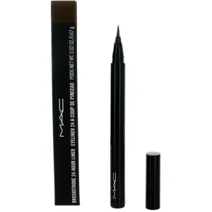 MAC Women's Eyeliner - Brushstroke 24-Hour Smudge-Proof Brushbrown, 0.02 oz