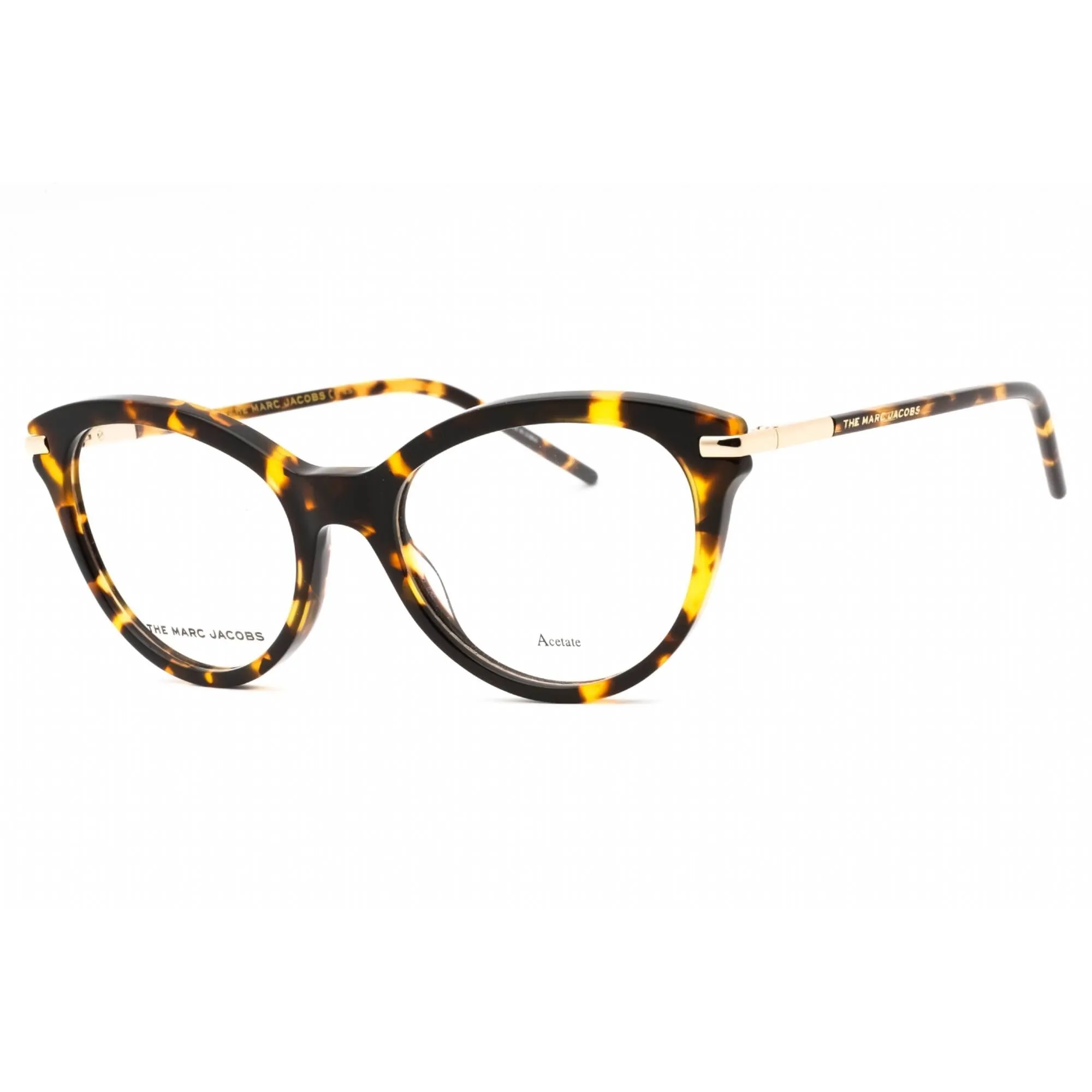 Marc Jacobs Women's Eyeglasses - Havana Plastic Cat Eye Full Rim Frame | MARC 617 086