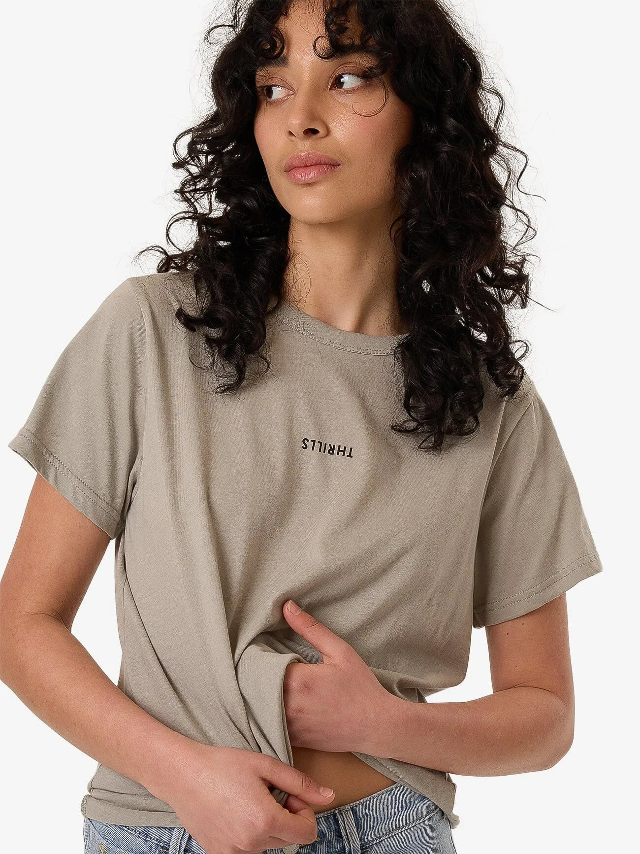 Minimal Thrills Relaxed Tee - String