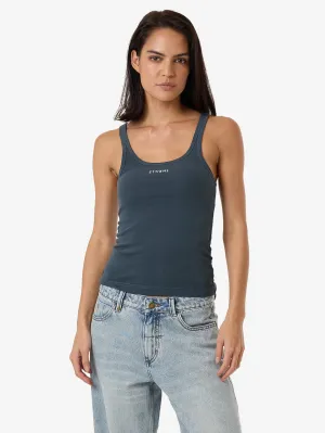 Minimal Thrills Scoop Tank - Dark Slate
