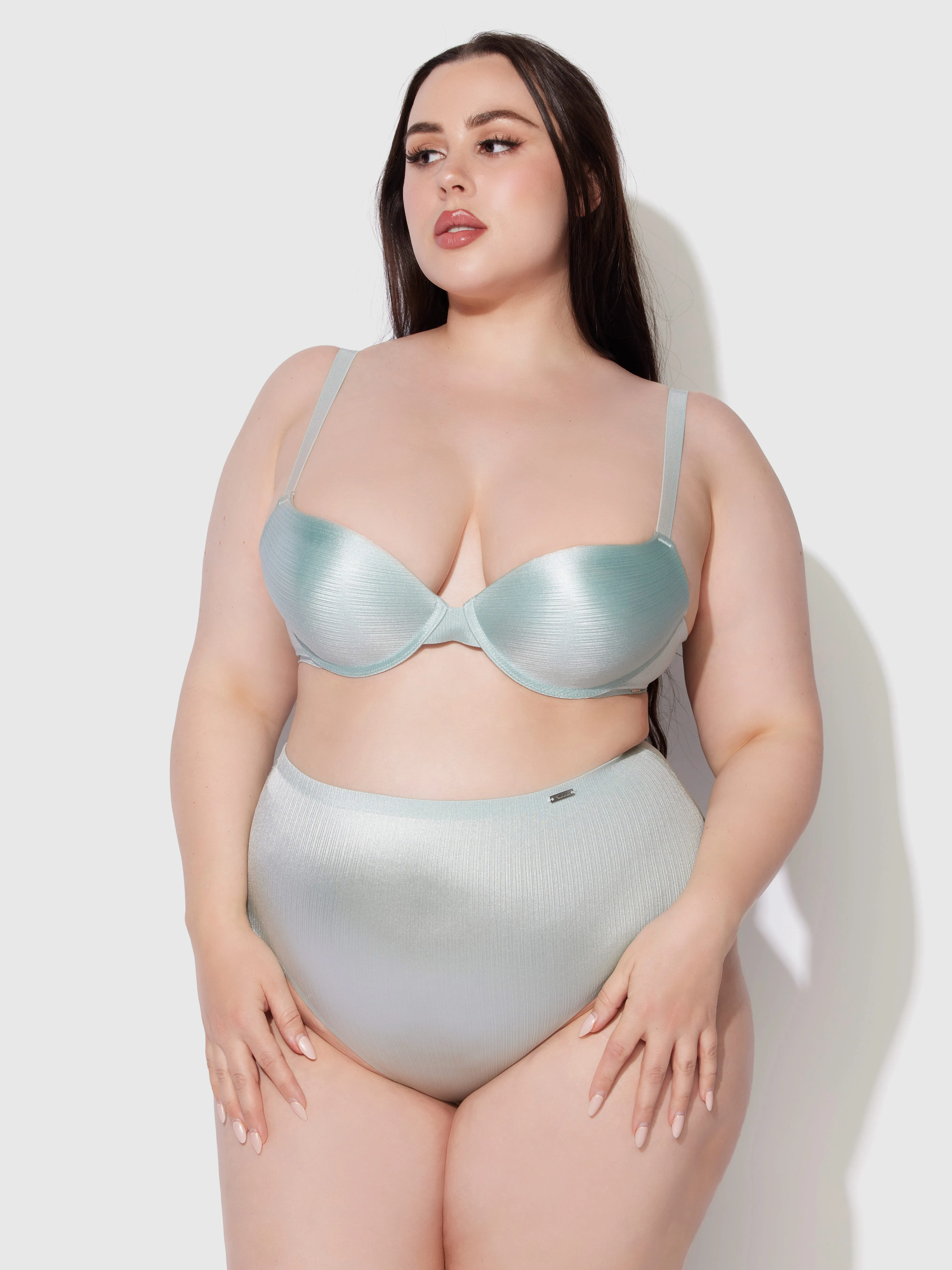 Mira Shimmer Micro Push Up T-Shirt Bra