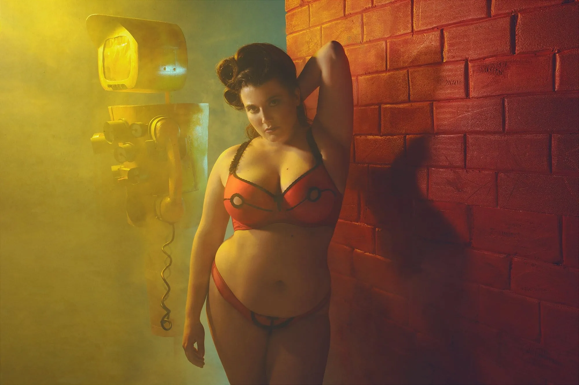 Miranda Red Bra Curve