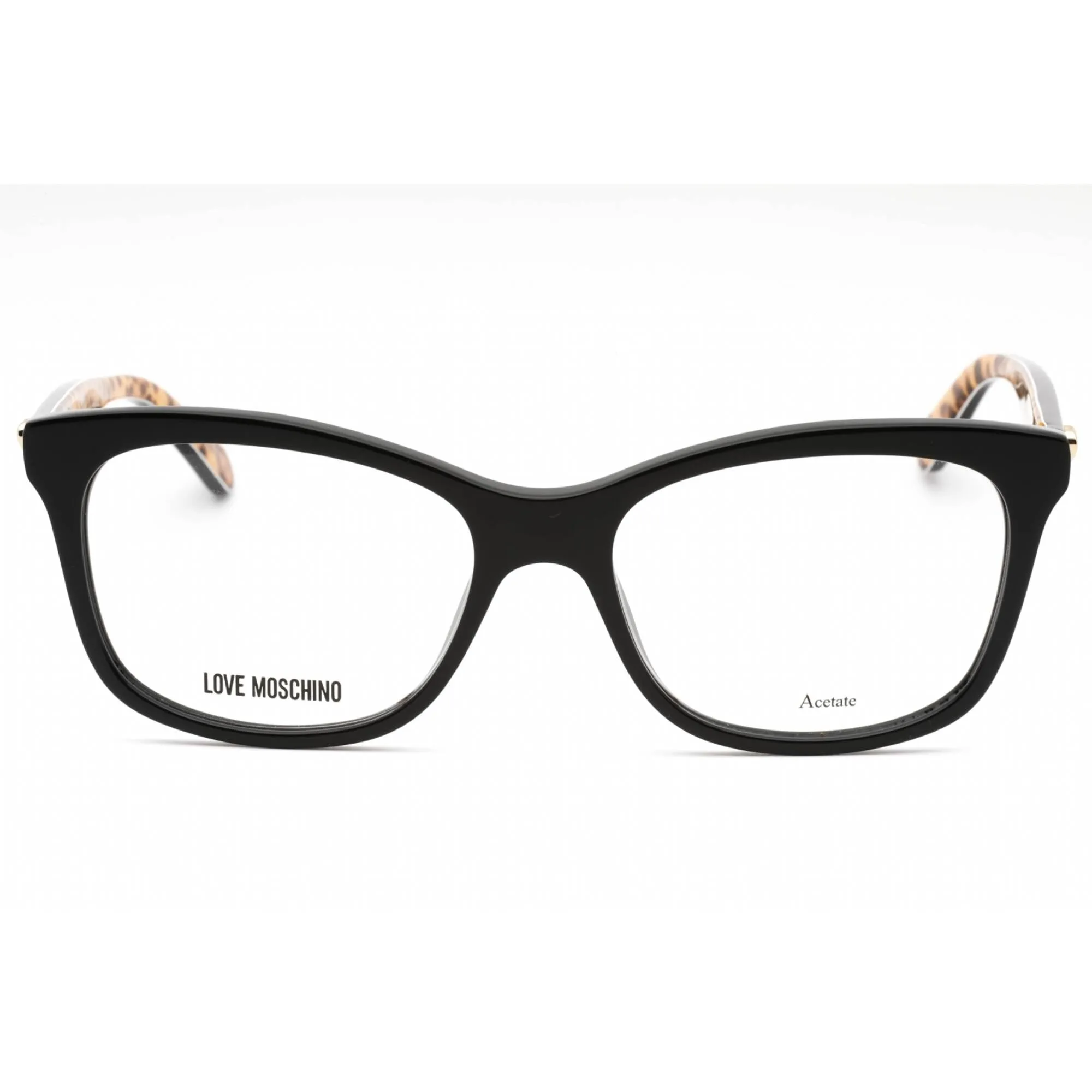 Moschino Love Women's Eyeglasses - Black Plastic Cat Eye Full Rim | MOL517 0807 00