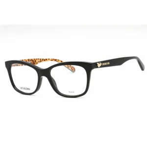 Moschino Love Women's Eyeglasses - Black Plastic Cat Eye Full Rim | MOL517 0807 00