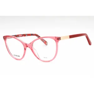 Moschino Love Women's Eyeglasses - Red Plastic Cat Eye Full Rim Frame | MOL574 0C9A 00