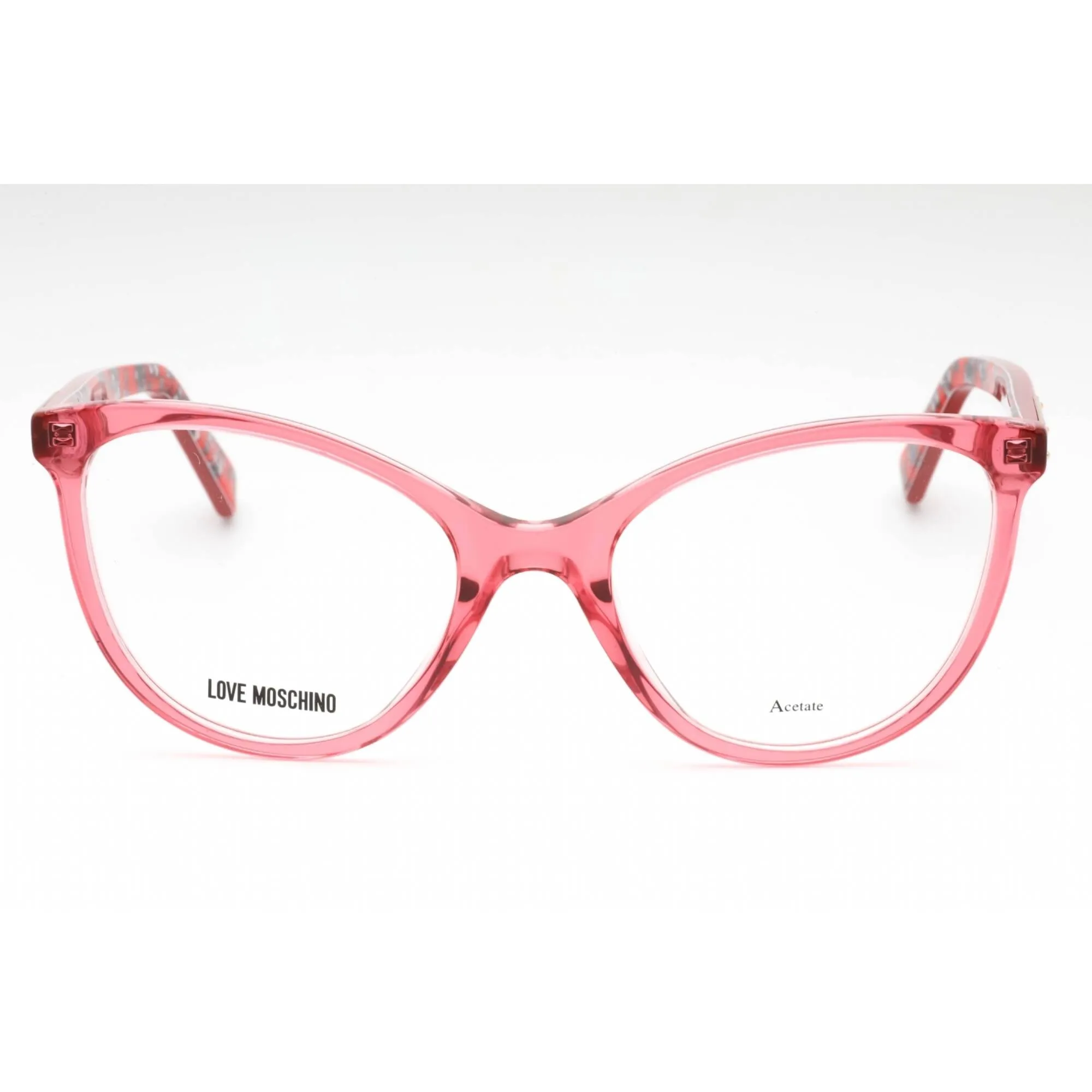 Moschino Love Women's Eyeglasses - Red Plastic Cat Eye Full Rim Frame | MOL574 0C9A 00