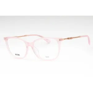 Moschino Women's Eyeglasses - Pink Acetate Cat Eye Shape Full Rim Frame | MOS616/F 35J