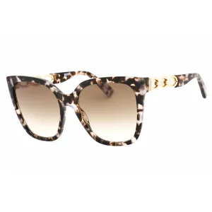 Moschino Women's Sunglasses - Pink Havana Nylon Square Shape Frame | MOS098/S 0HT8 HA