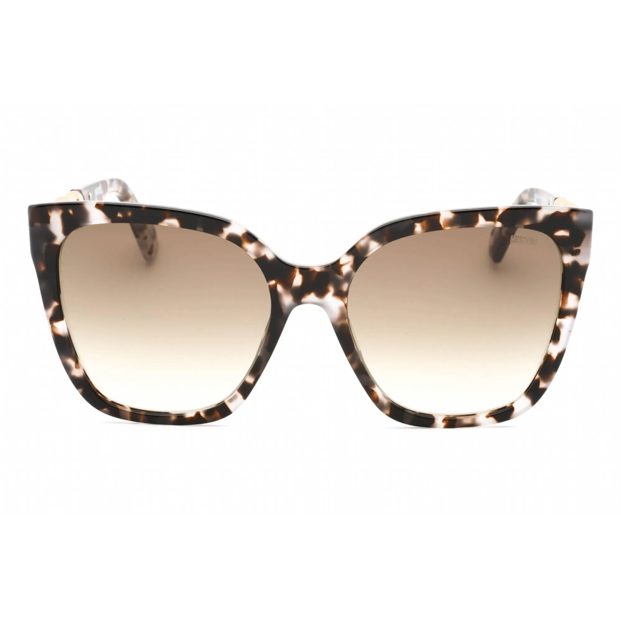 Moschino Women's Sunglasses - Pink Havana Nylon Square Shape Frame | MOS098/S 0HT8 HA