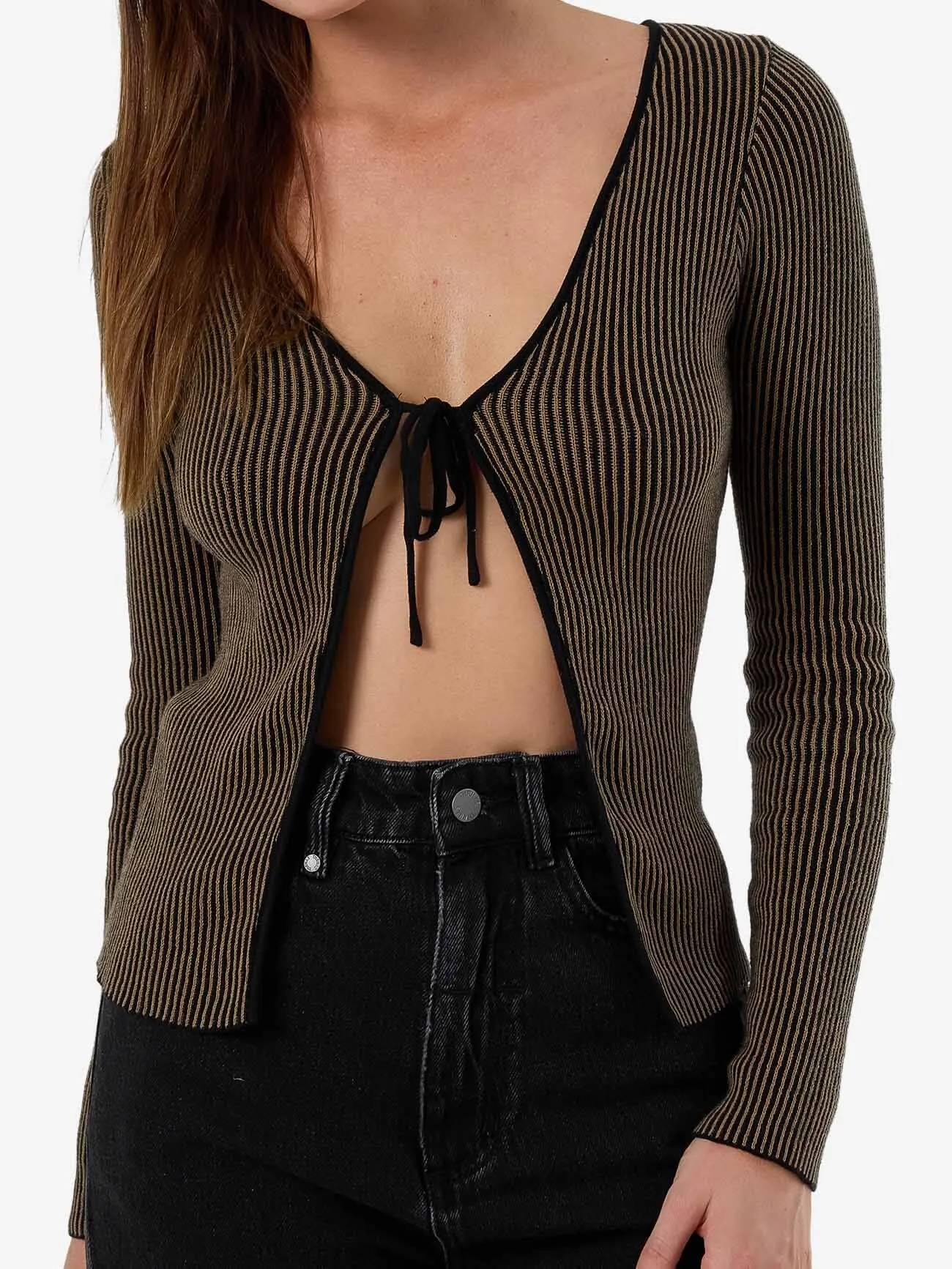 Natural Causes Reversible Knit Top - Clove