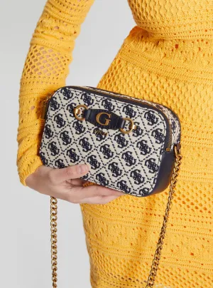 Navy Logo Izzy Crossbody Camera Bag