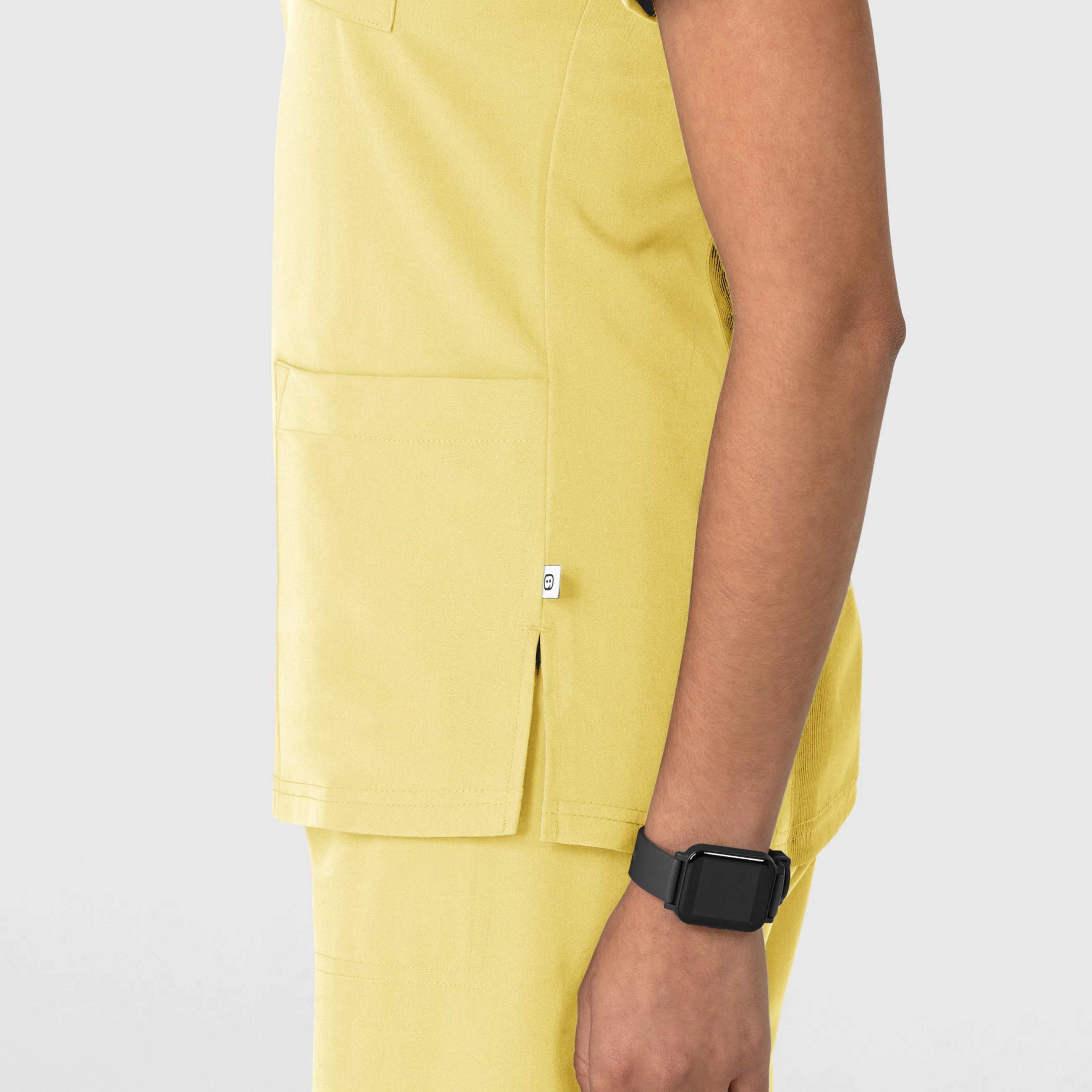 Nova Women's Flex-n-Reach V-Neck Scrub Top - Sunshine Yellow